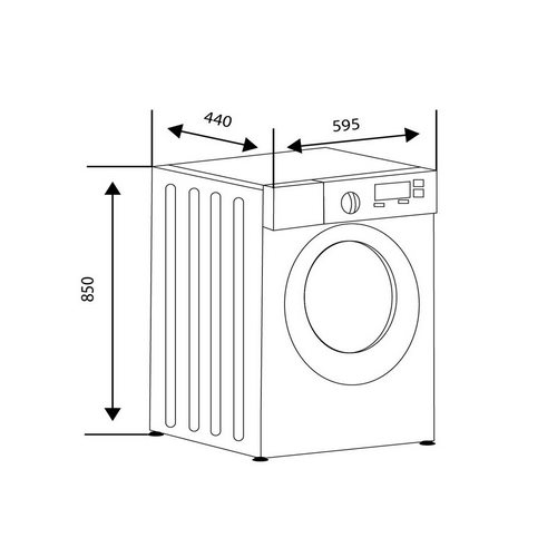 LAVADORA WONDER WL6000ED CF 6KG BLANCO 1000RPM E